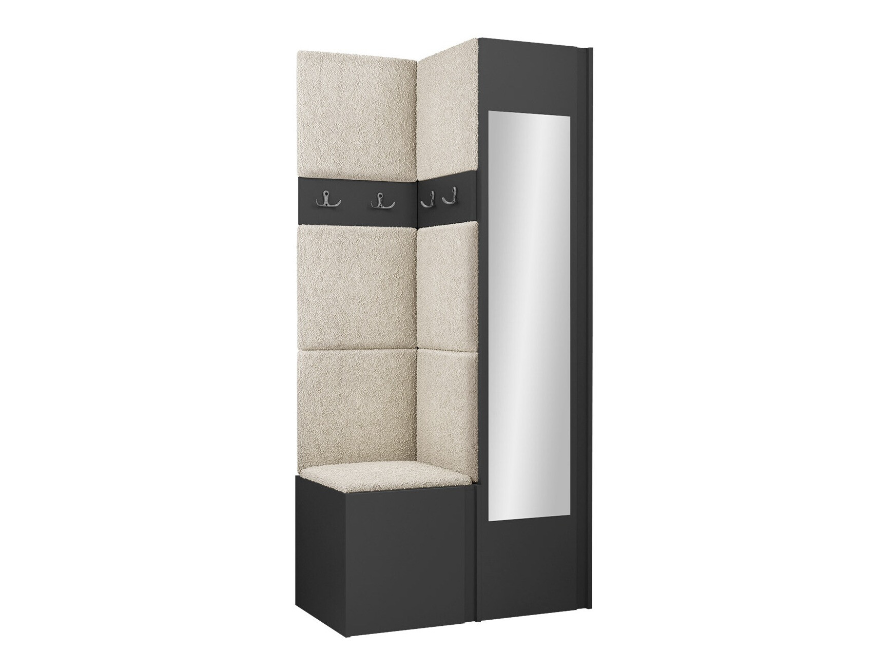 Conjunto para recibidor Pinis XXV (Grafito)