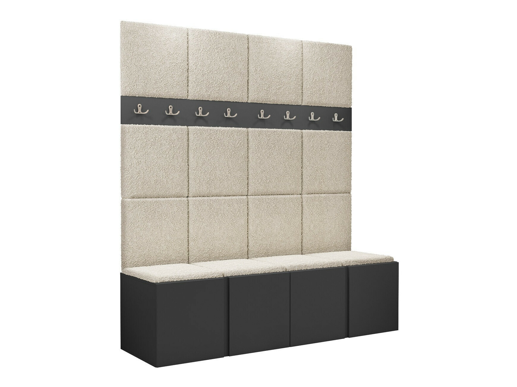 Conjunto para recibidor Hartford 268 (Grafito)