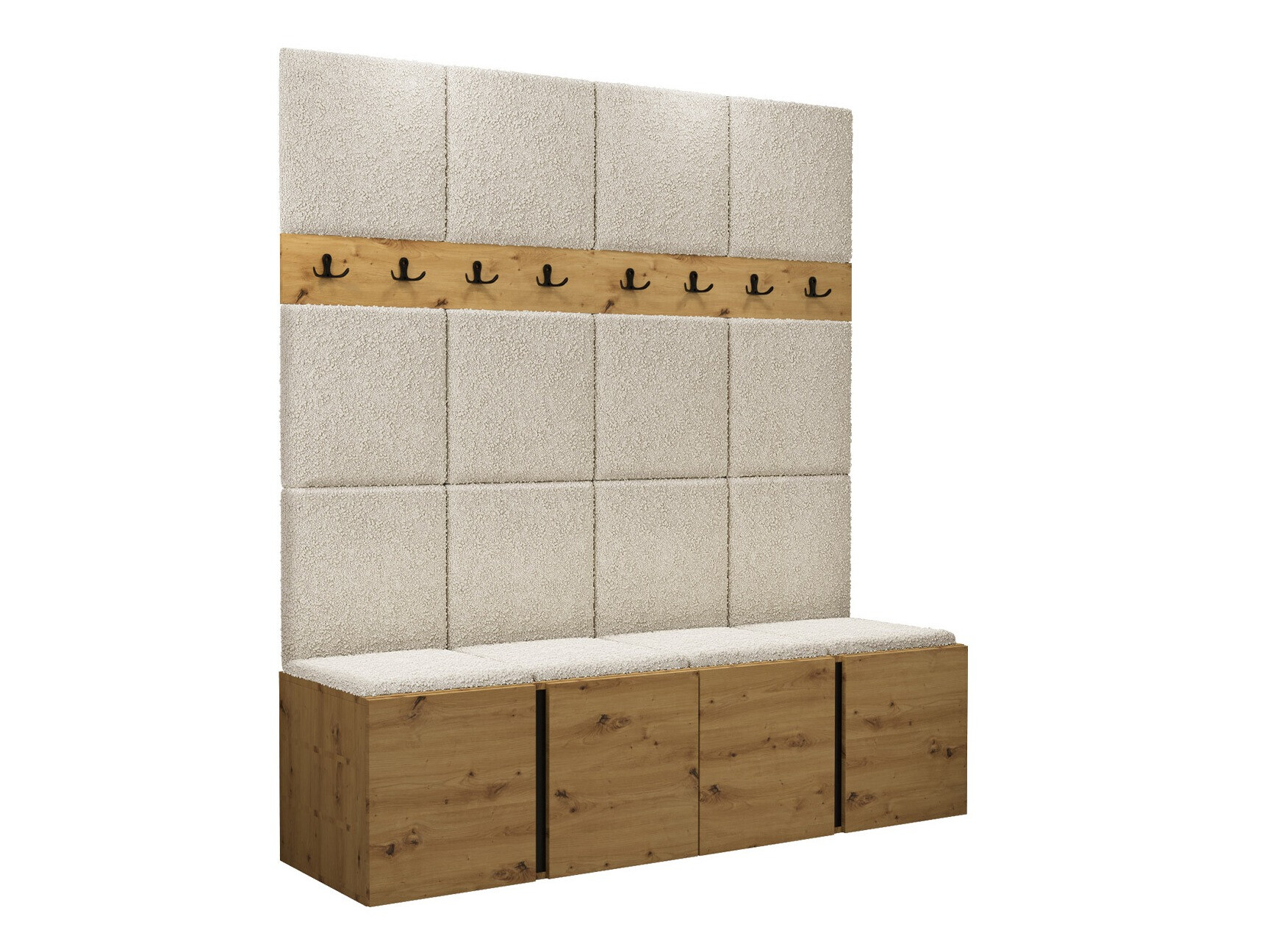 Conjunto para recibidor Hartford 268 (Roble Artisan)