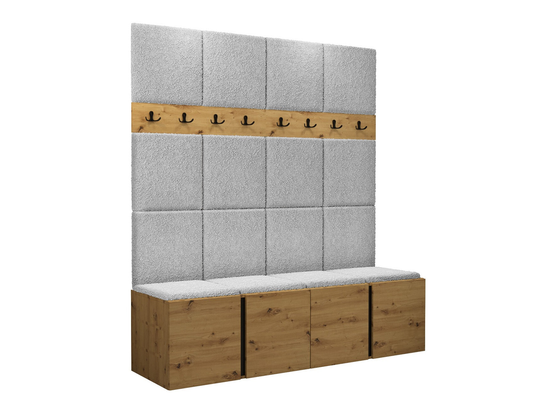 Conjunto para recibidor Hartford 268 (Roble Artisan)