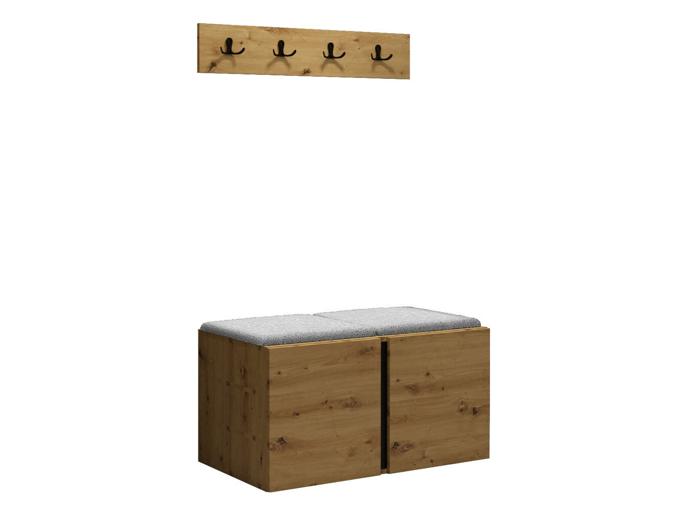 Conjunto para recibidor Hartford 275 (Roble Artisan)