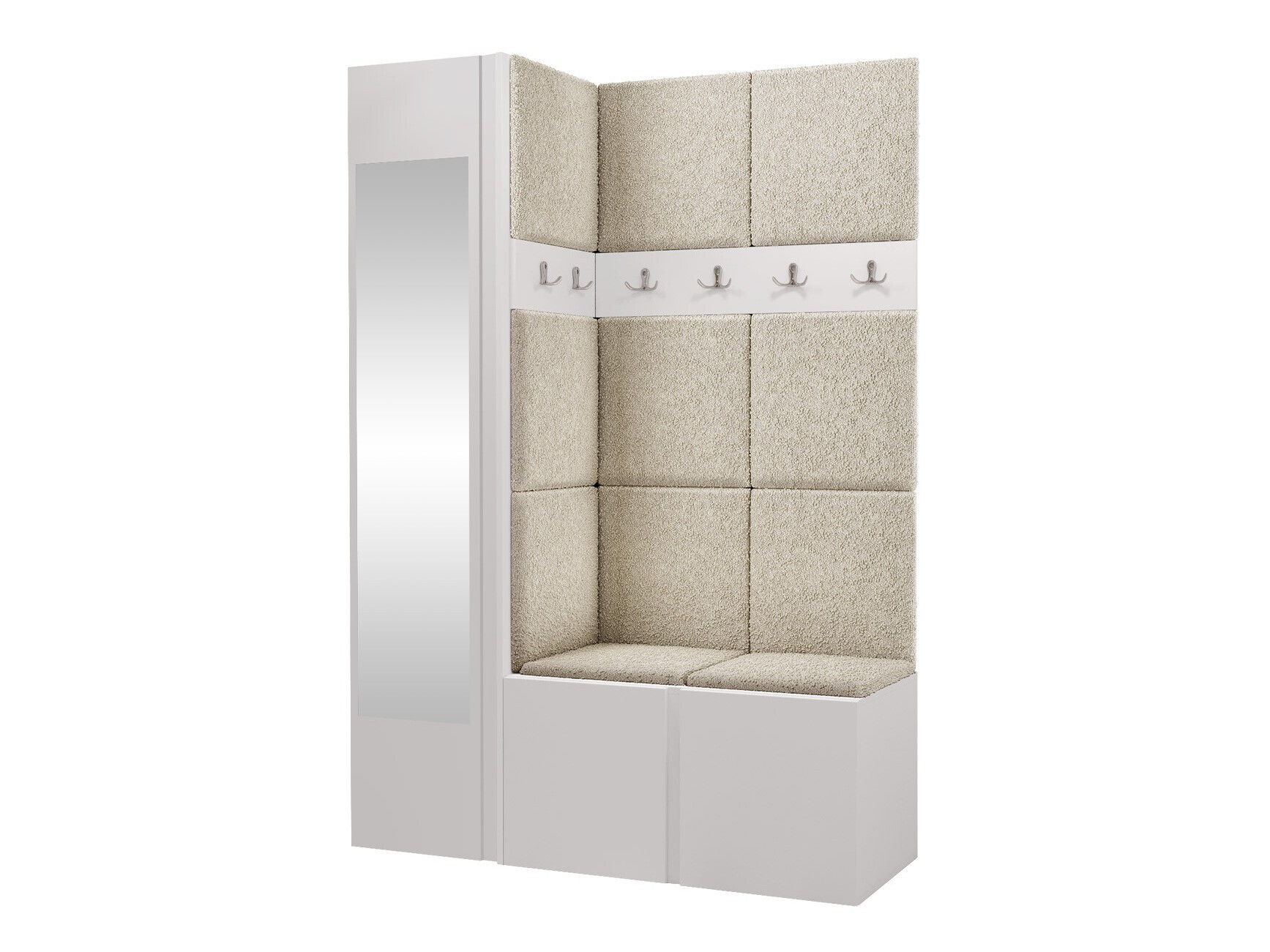 Conjunto para recibidor Hartford 277 (Blanco)