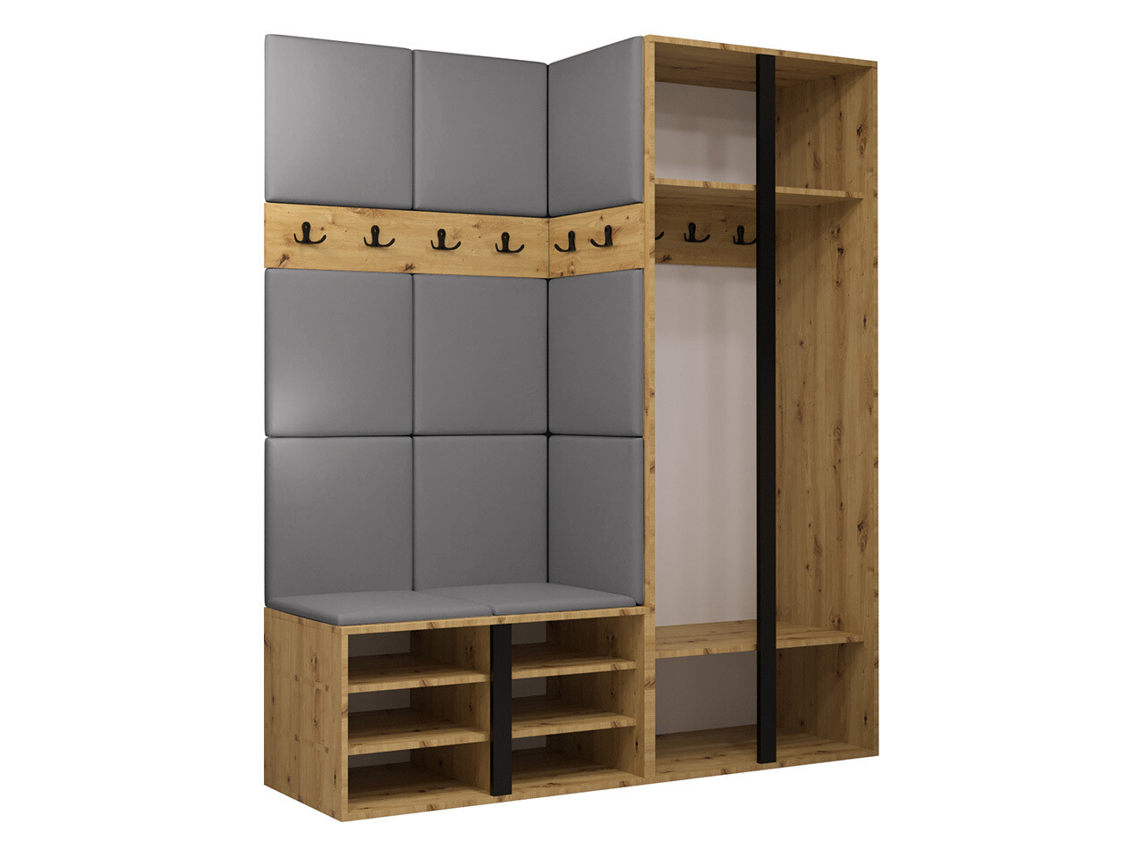 Conjunto para recibidor Hartford 278 (Roble Artisan)