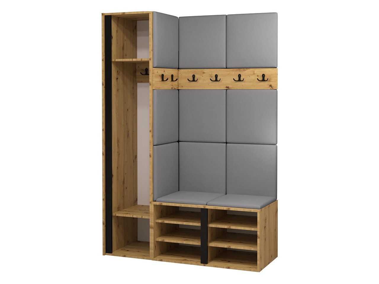 Conjunto para recibidor Hartford 471 (Grafito)