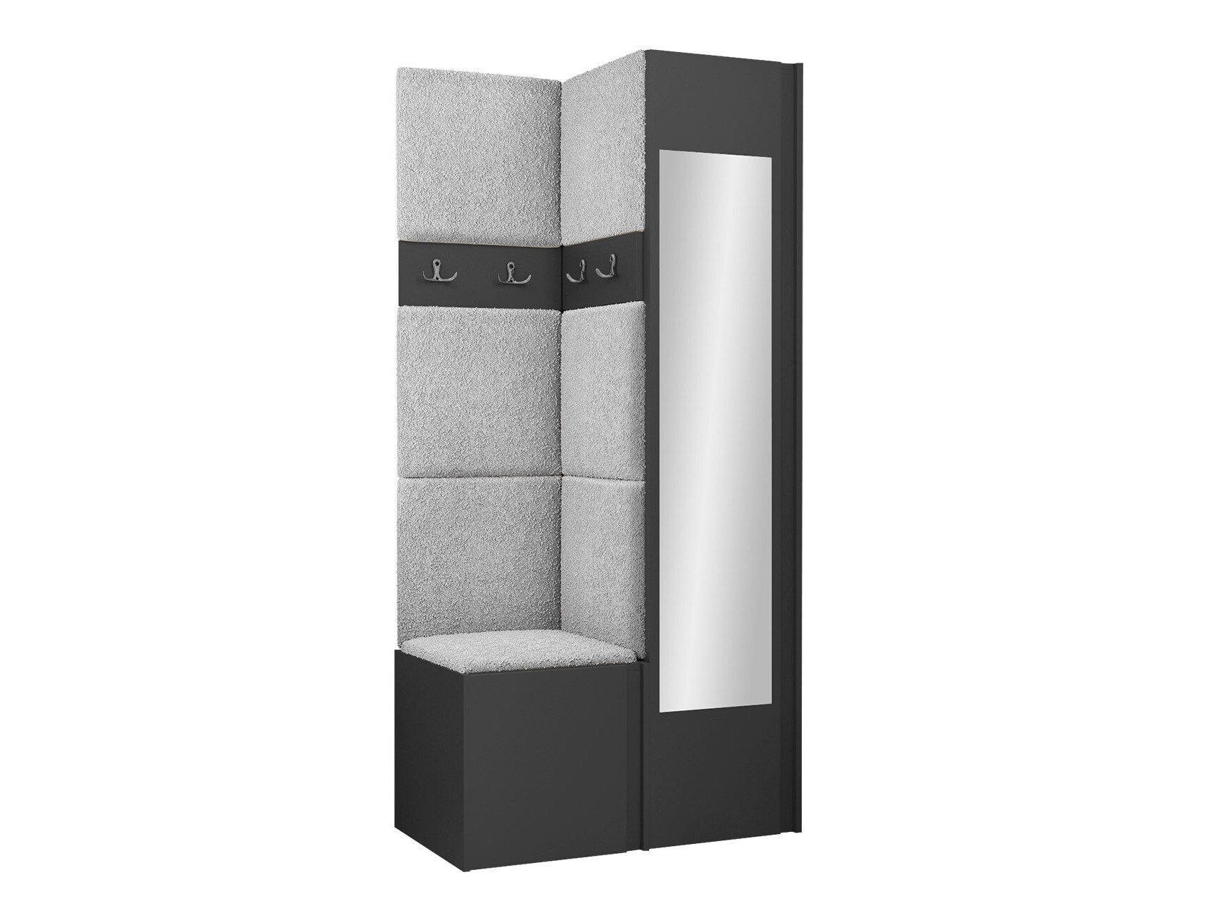 Conjunto para recibidor Pinis XXV (Grafito)