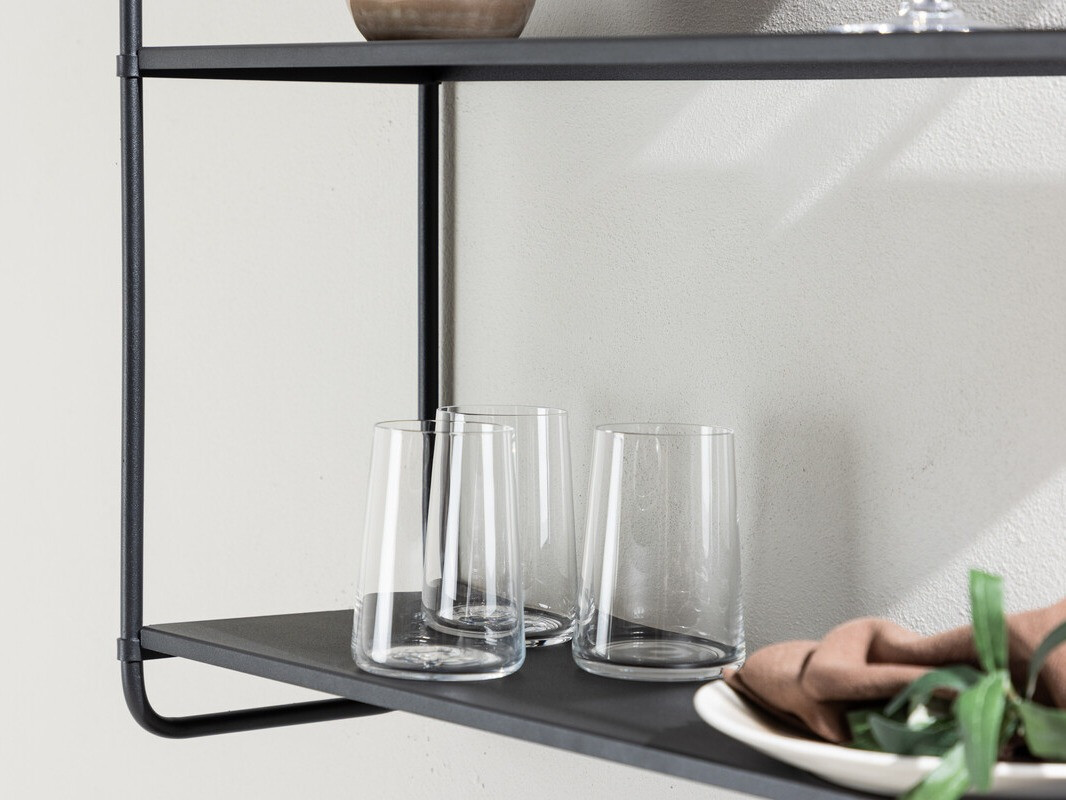 Estantería de pared Dallas 4550 (Negro)