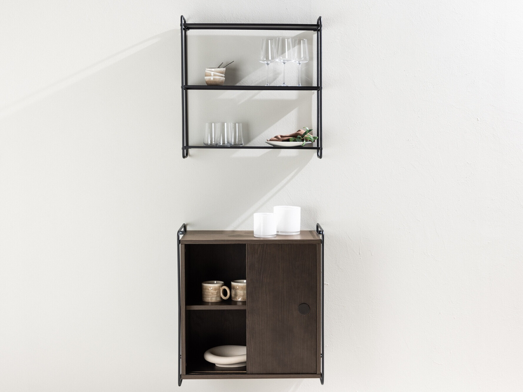 Estantería de pared Dallas 4550 (Negro)