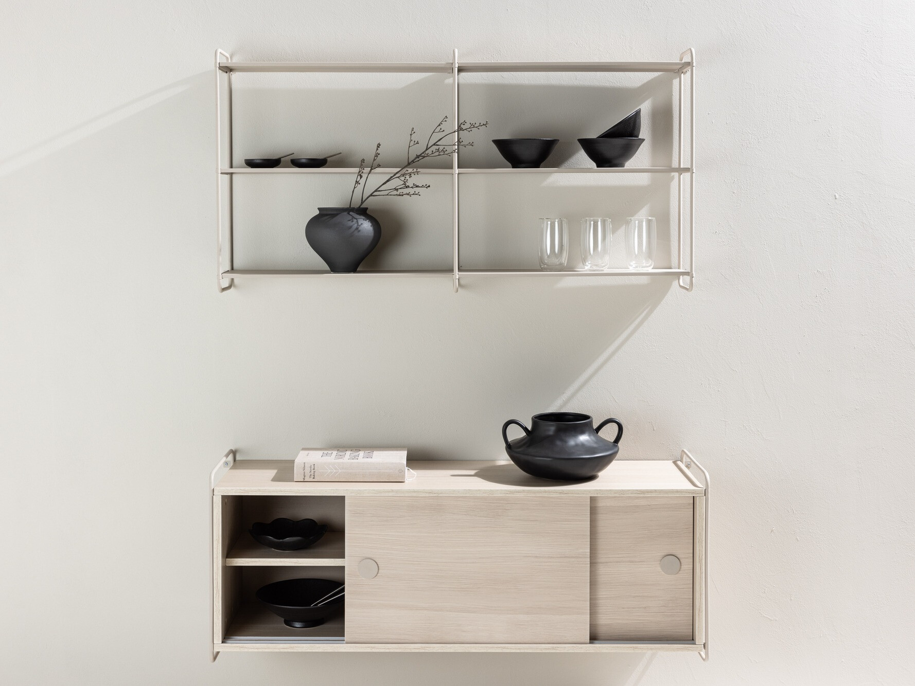 Estantería de pared Dallas 4551 (Beige)