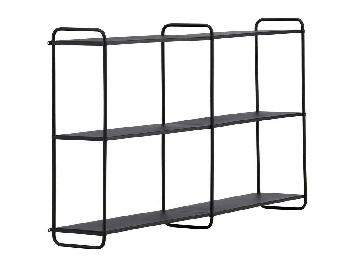 Estantería de pared Dallas 4551 (Negro)