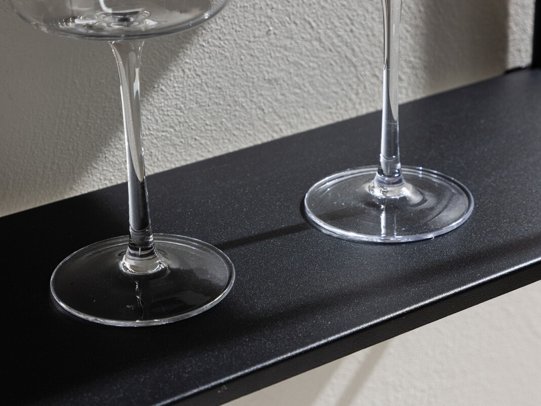 Estantería de pared Dallas 4551 (Negro)