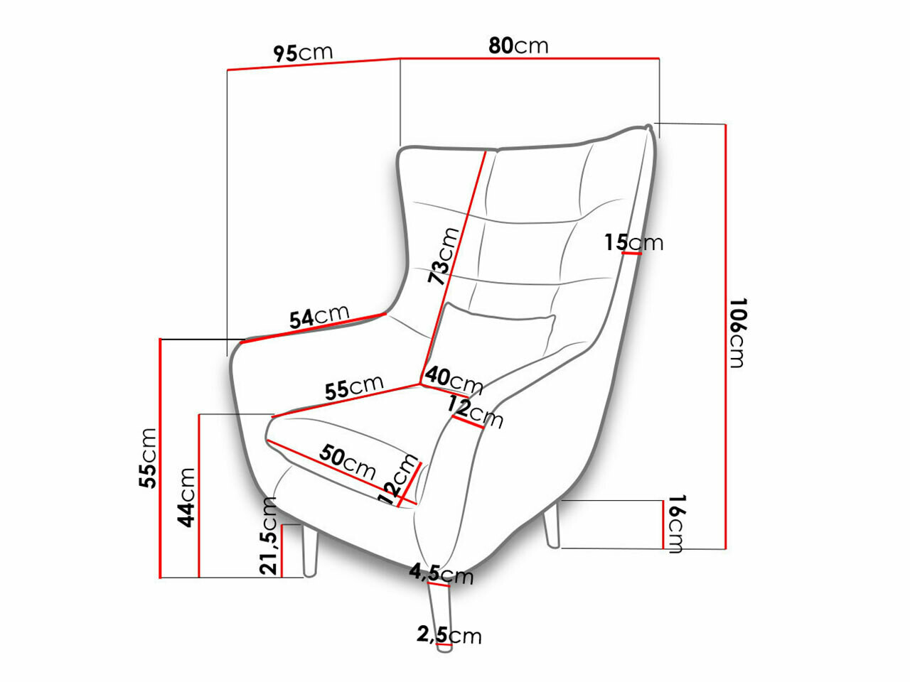 Sillón Comfivo Ulmus (Kronos 22)