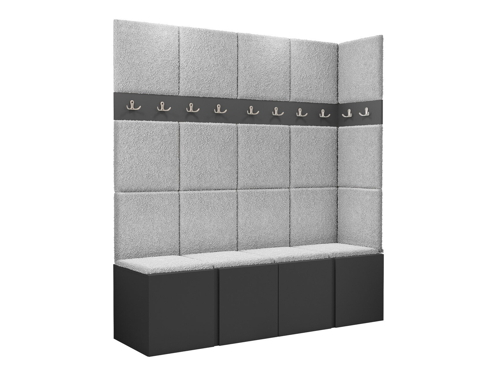 Conjunto para recibidor Hartford 265 (Grafito)