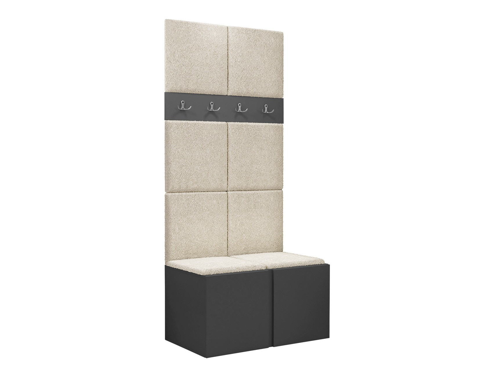 Conjunto para recibidor Hartford 267 (Grafito)