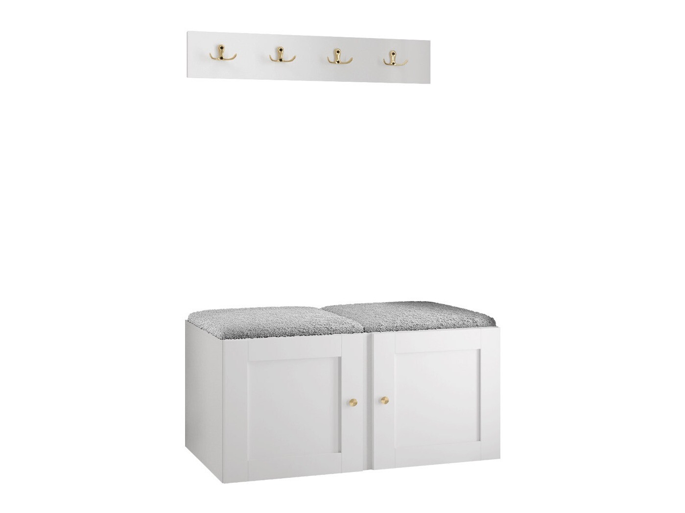 Conjunto para recibidor Hartford 376 (Negro)