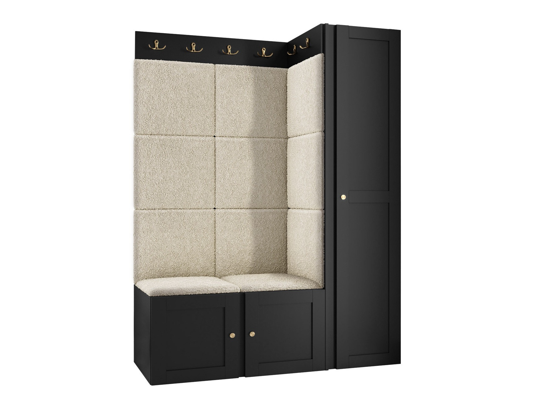 Conjunto para recibidor Hartford 377 (Blanco)