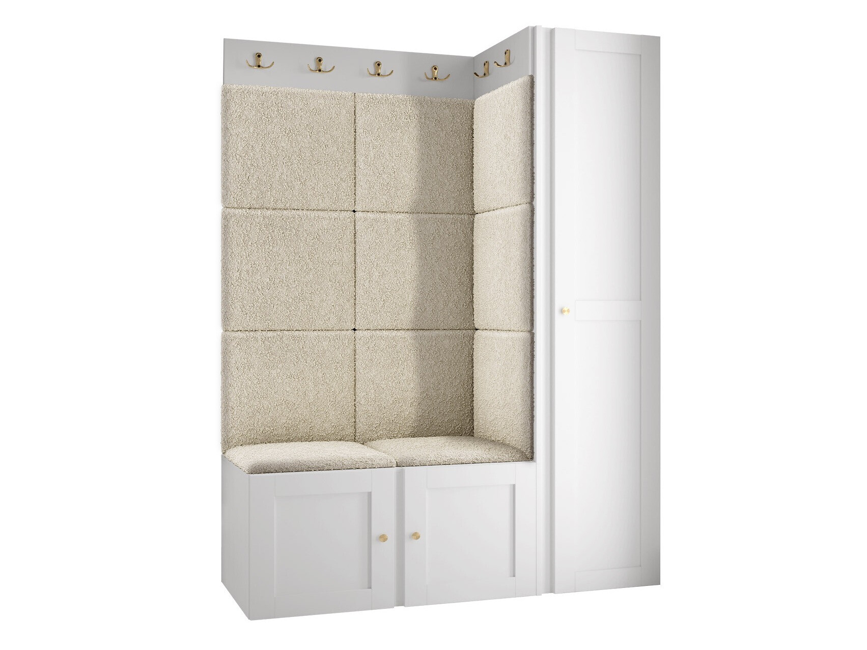 Conjunto para recibidor Hartford 377 (Negro)