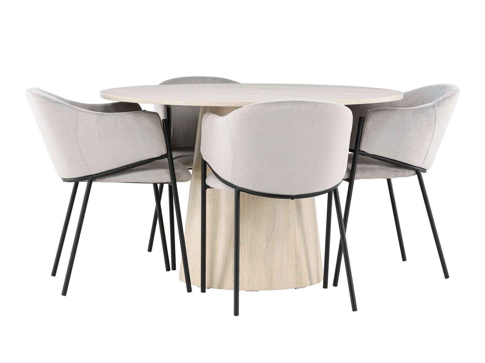 Conjunto de mesas y sillas para comedor Dallas 4555