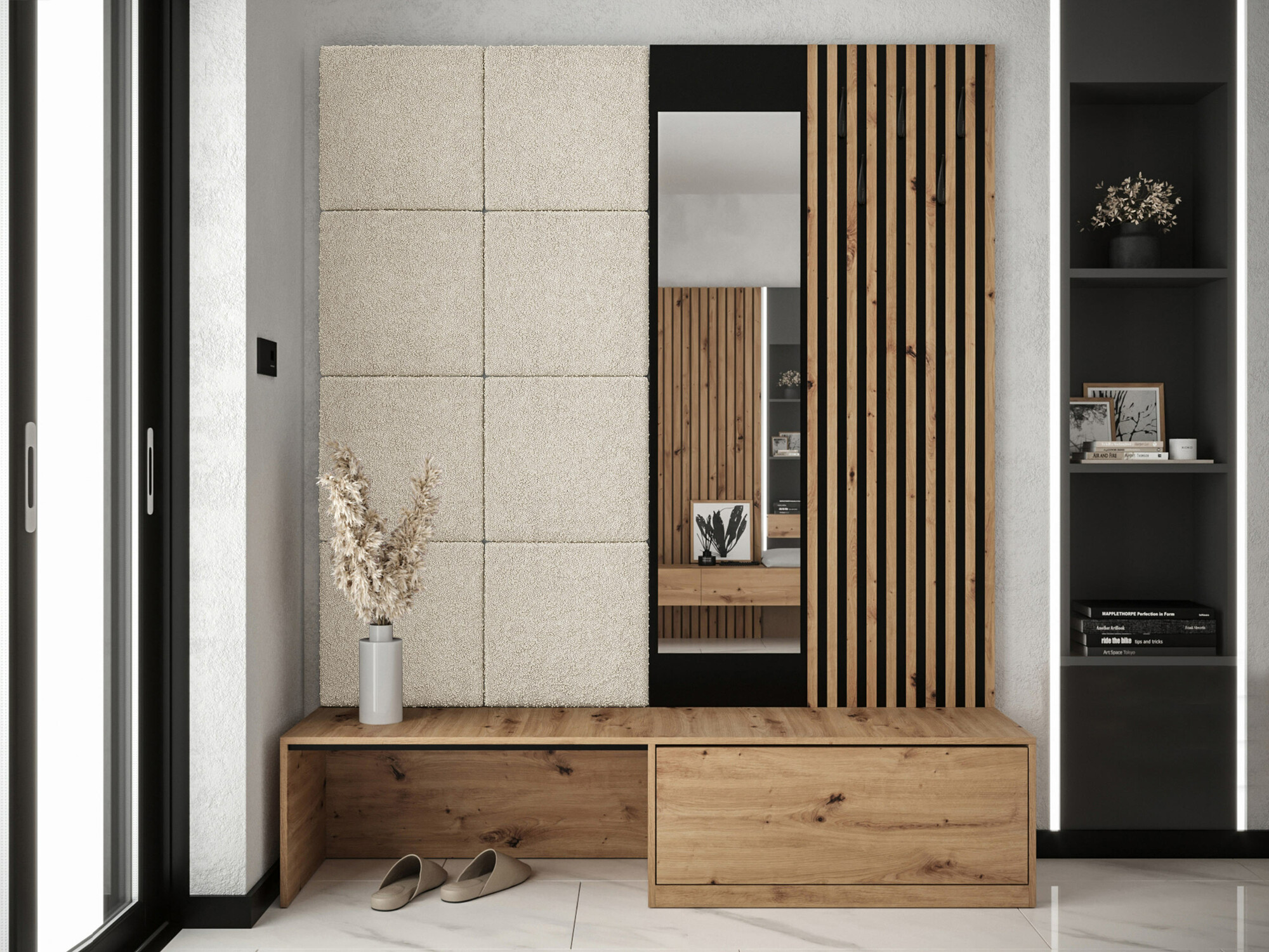 Conjunto para recibidor Hartford 322 (Abriamo 3)