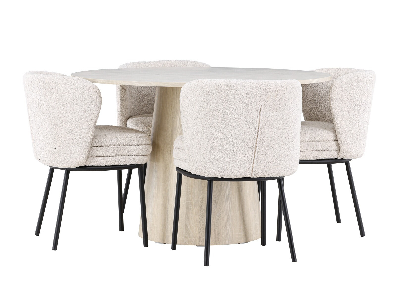 Conjunto de mesas y sillas para comedor Dallas 4557