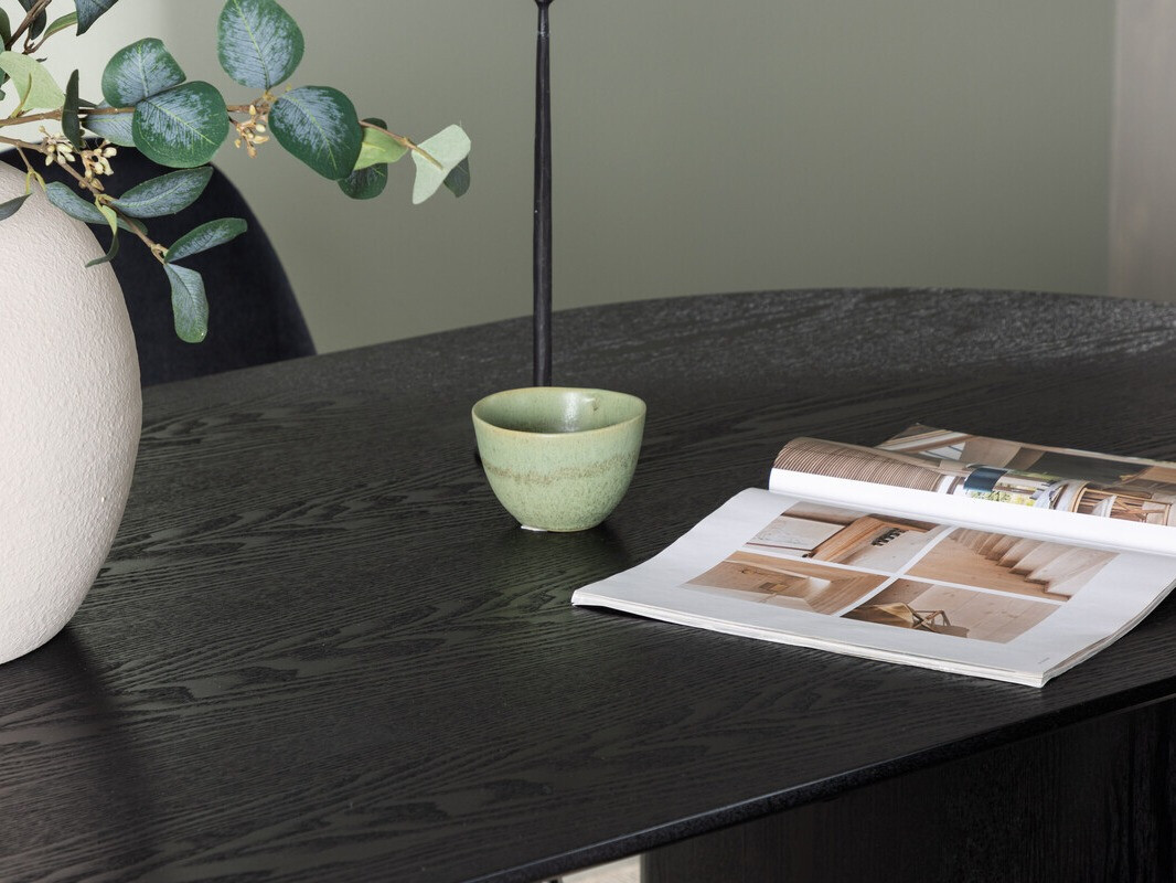 Conjunto de mesas y sillas para comedor Dallas 4559 (Negro + Plata)