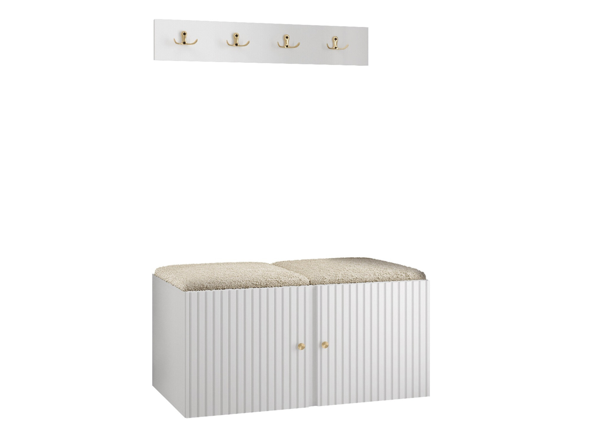 Conjunto para recibidor Hartford 384 (Blanco)