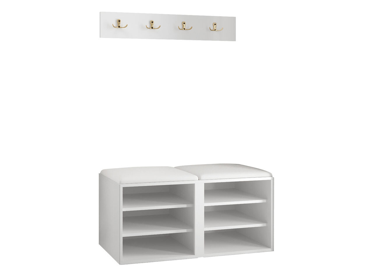 Conjunto para recibidor Hartford 384 (Blanco)