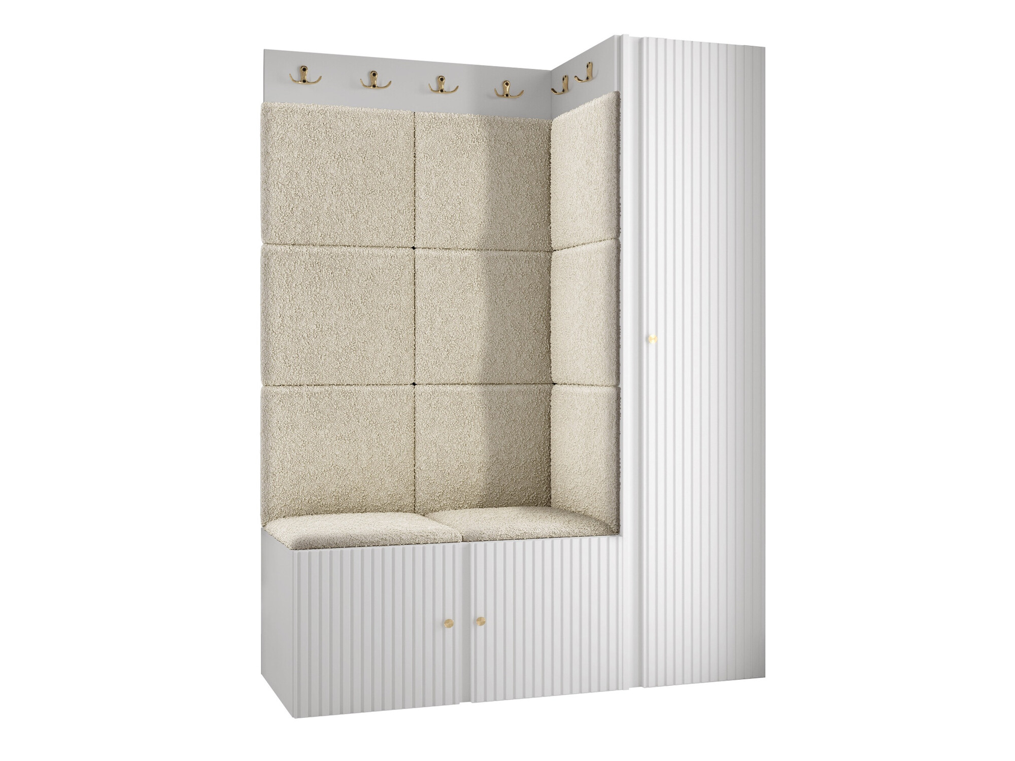 Conjunto para recibidor Hartford 385 (Blanco)