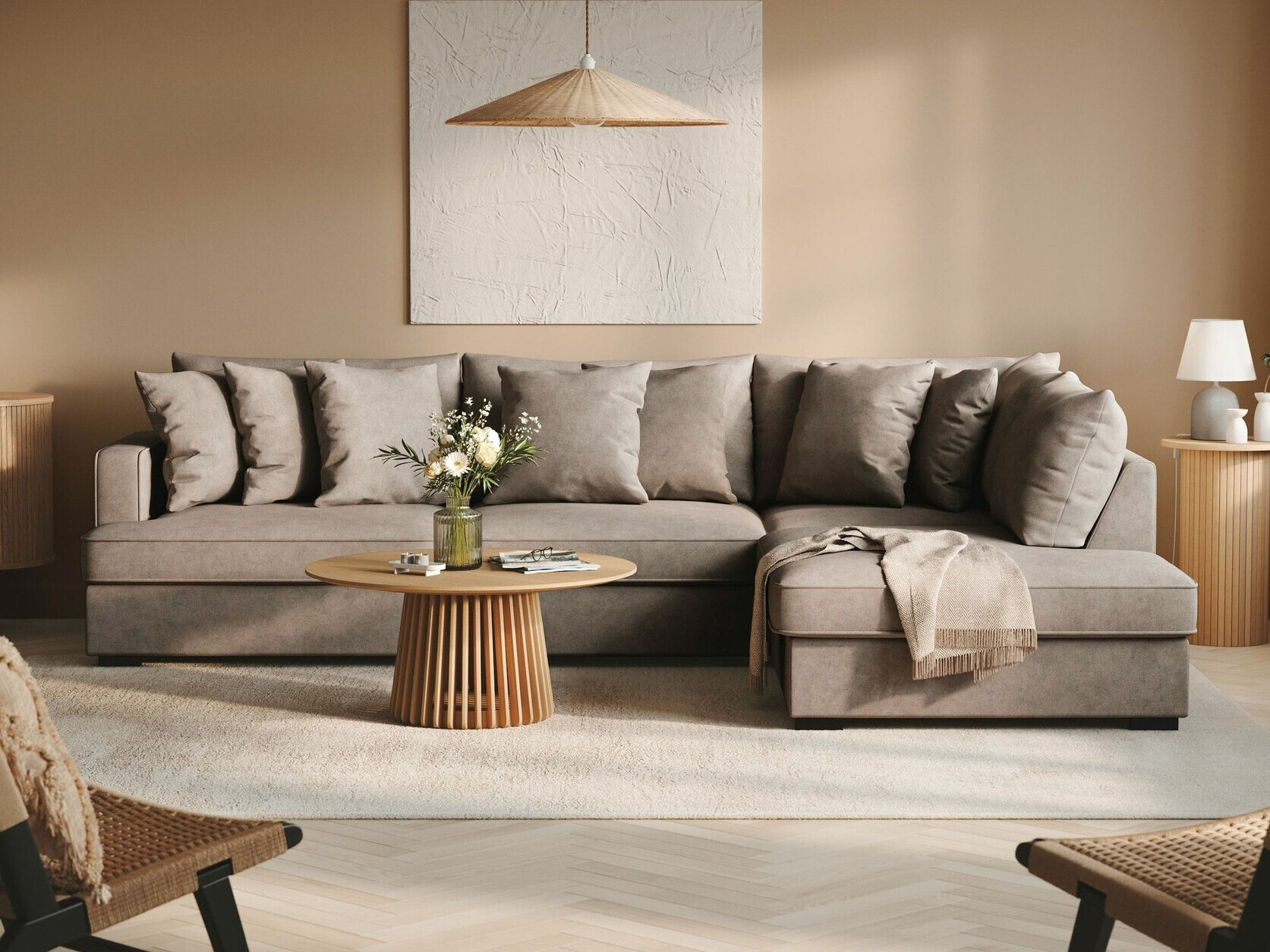 Sofá rinconero Tivsoe 102 (Storm 09)