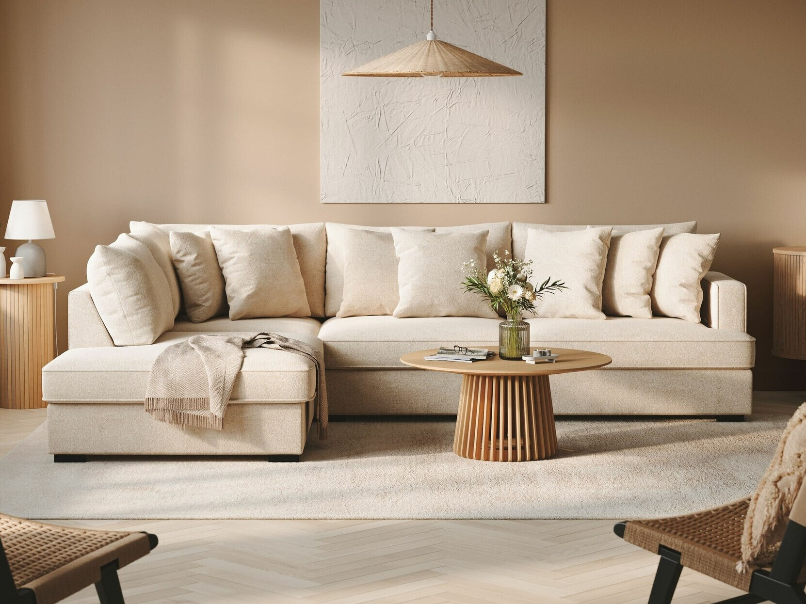 Sofá rinconero Tivsoe 102 (Trenza 06)