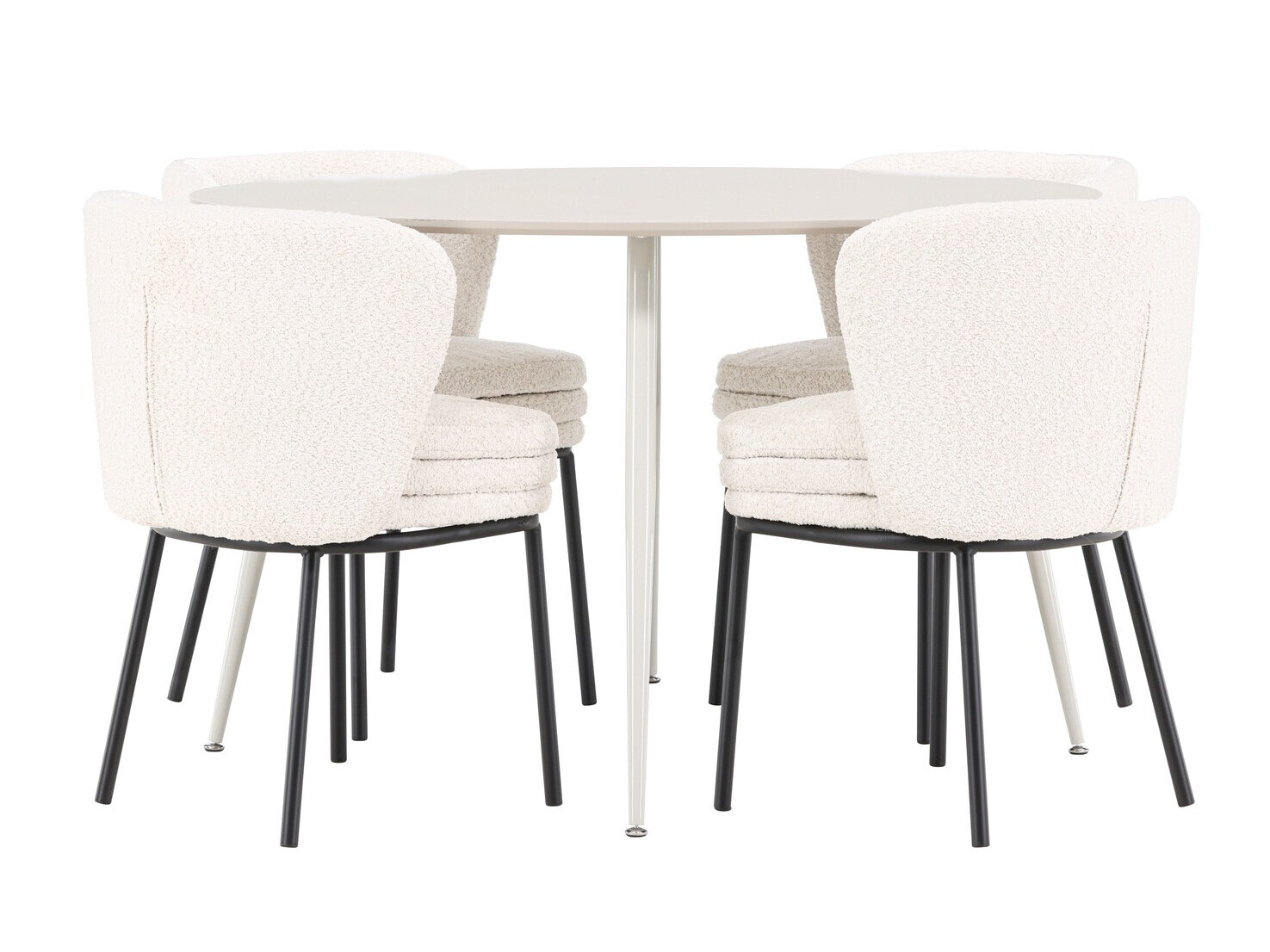 Conjunto de mesas y sillas para comedor Dallas 4560