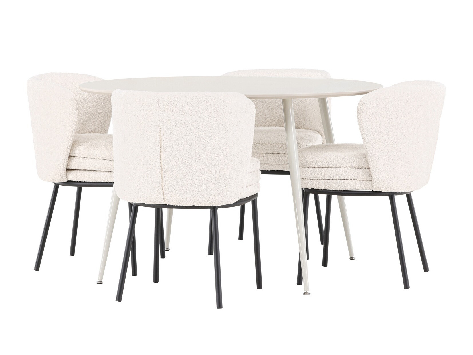 Conjunto de mesas y sillas para comedor Dallas 4560