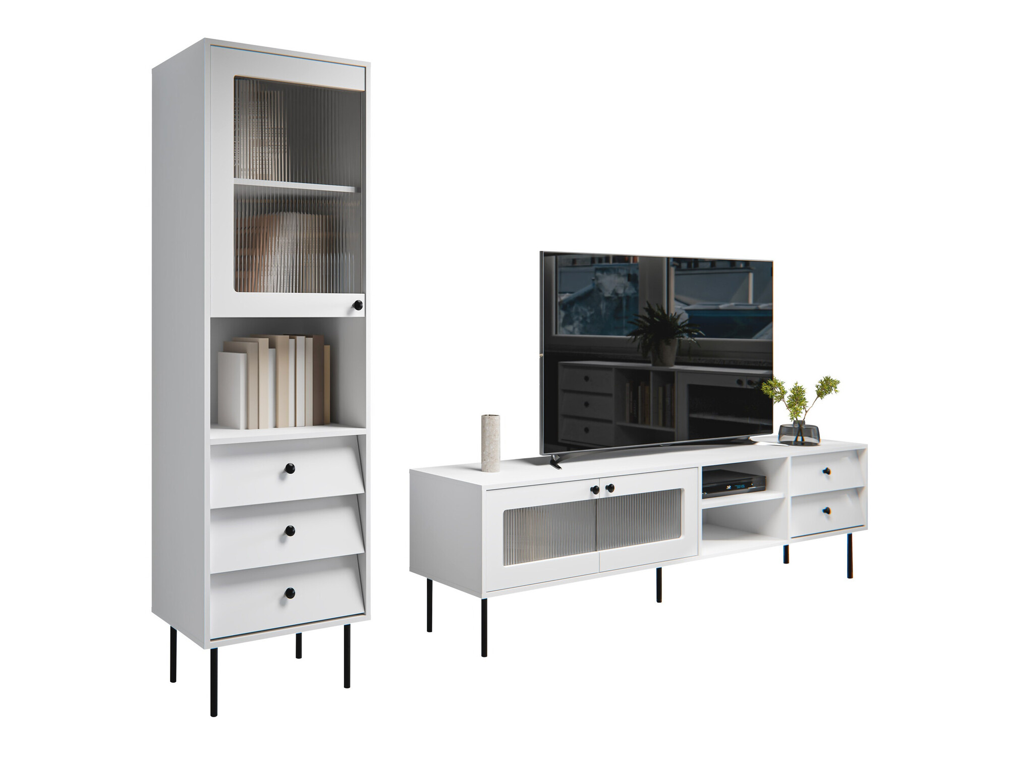 Conjunto de salón Feletri 109 (Blanco)