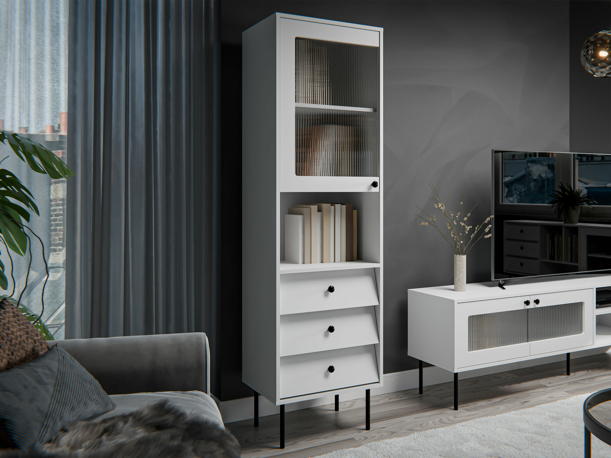 Estantería Feletri 105 (Blanco)