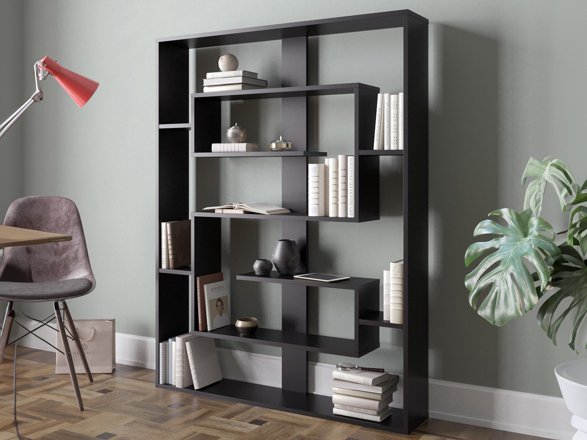 Estantería Kailua 1076 (Negro)