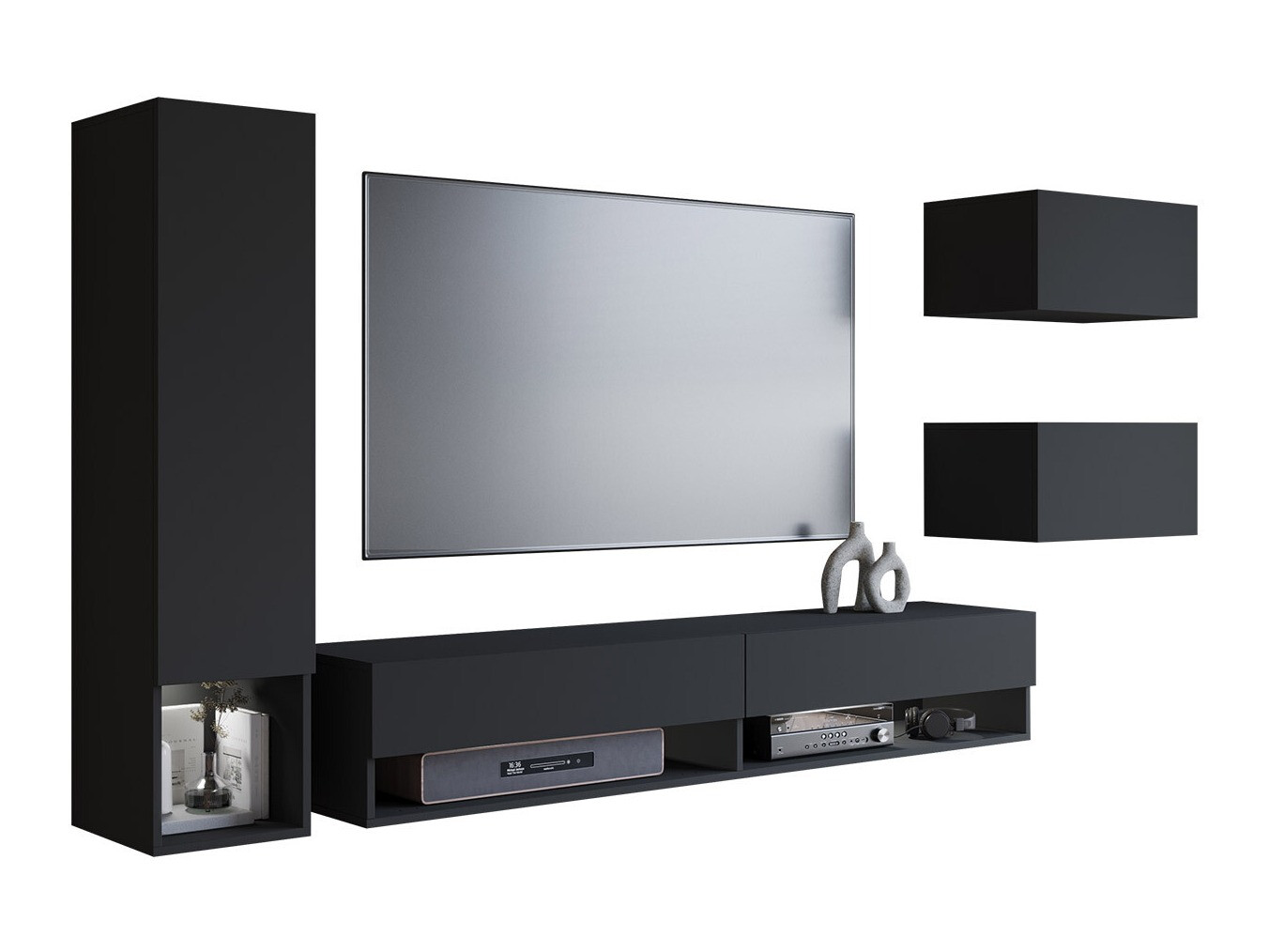 Conjunto de salón Sarasota 124 (Grafito)