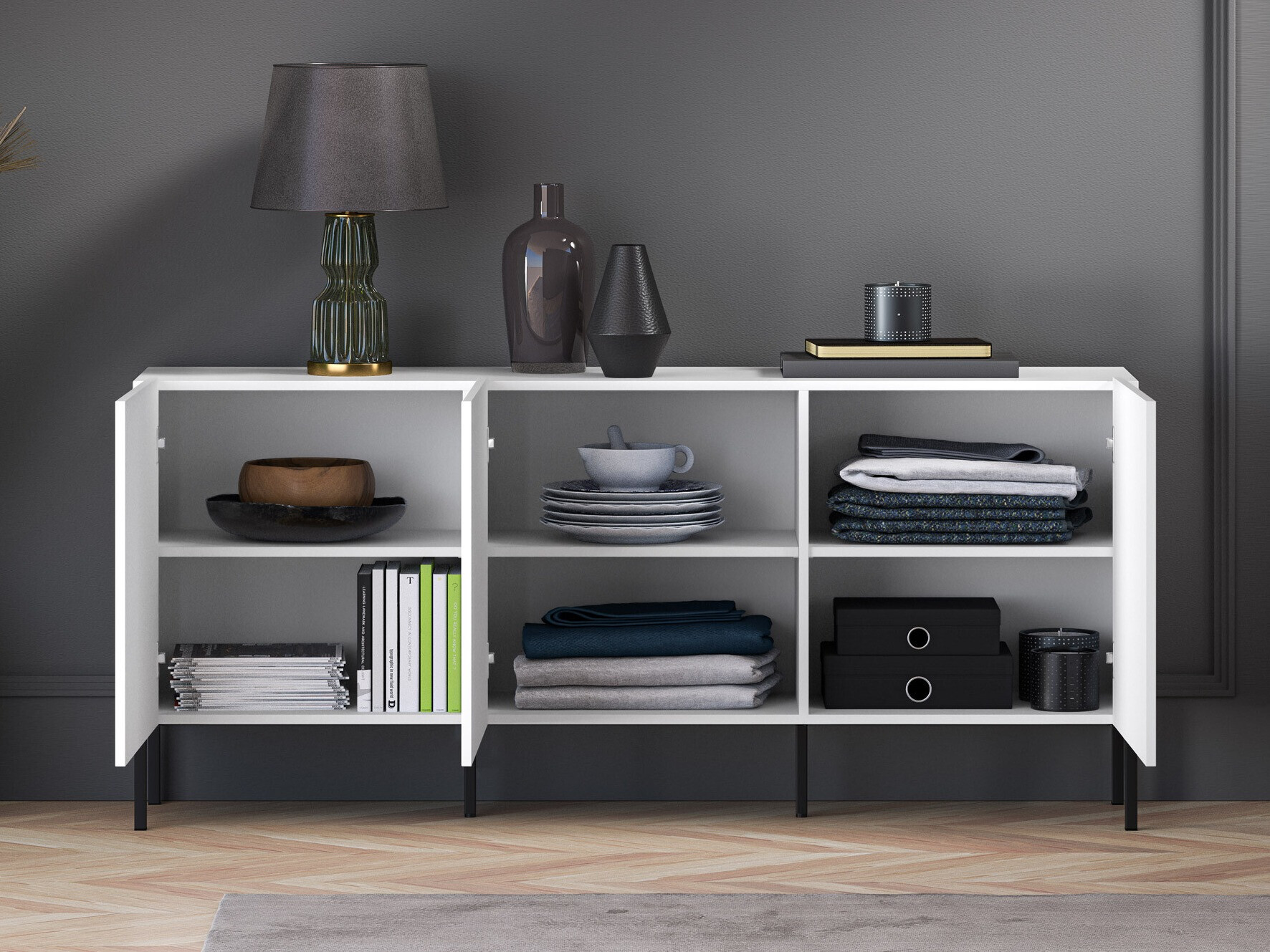 Aparador Dorferi 102 (Negro)