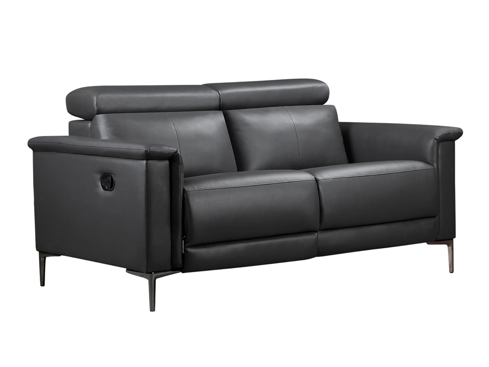 Sofá reclinable Denton 1360 (Gris oscuro)