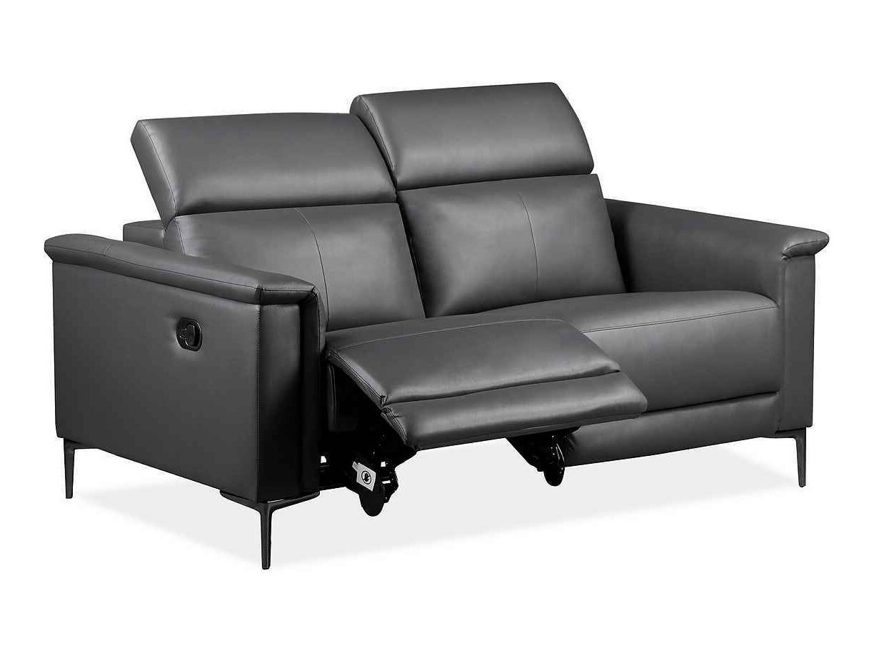 Sofá reclinable Denton 1360 (Gris oscuro)