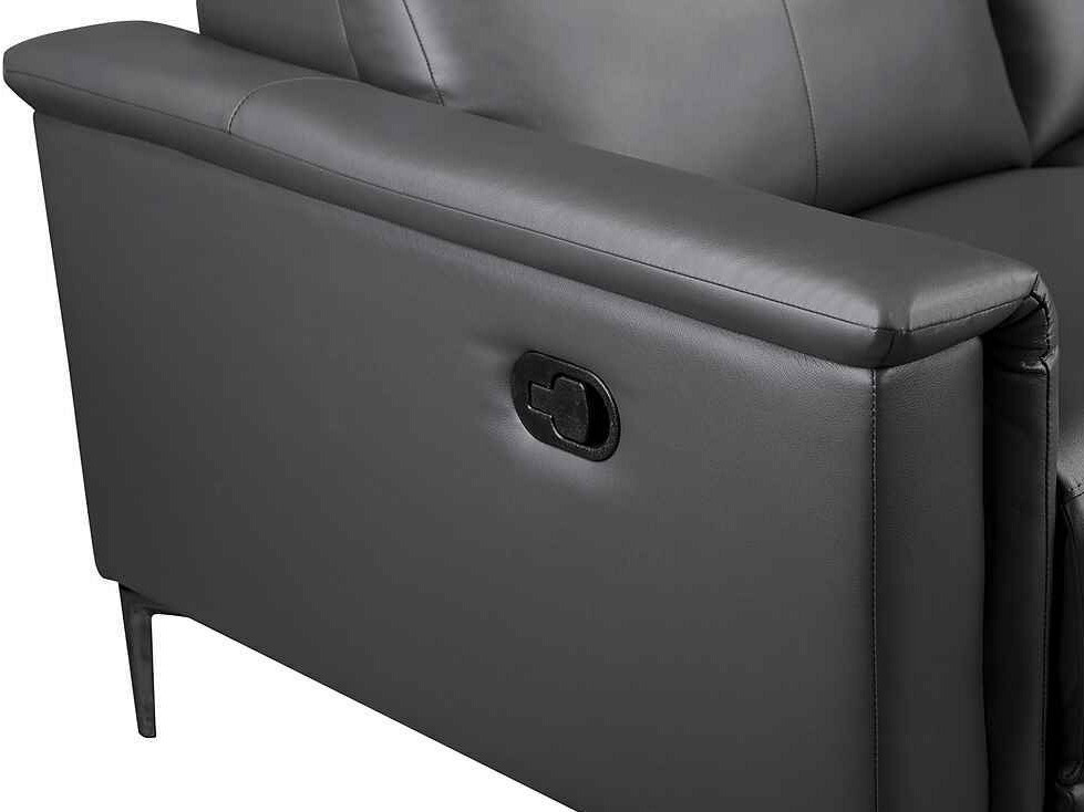 Sofá reclinable Denton 1360 (Gris oscuro)