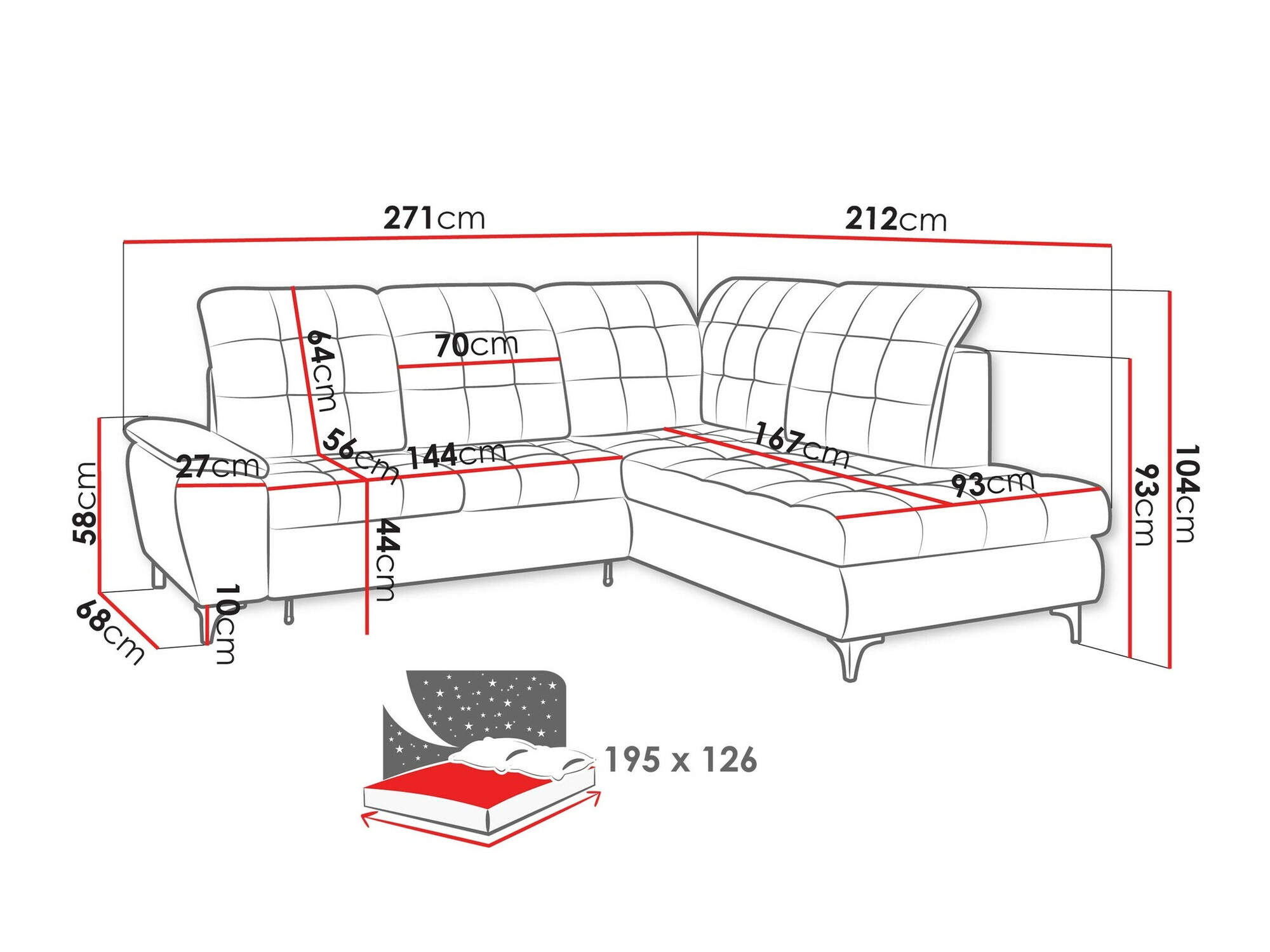 Sofá rinconero Sanford 101 (Manila 02)