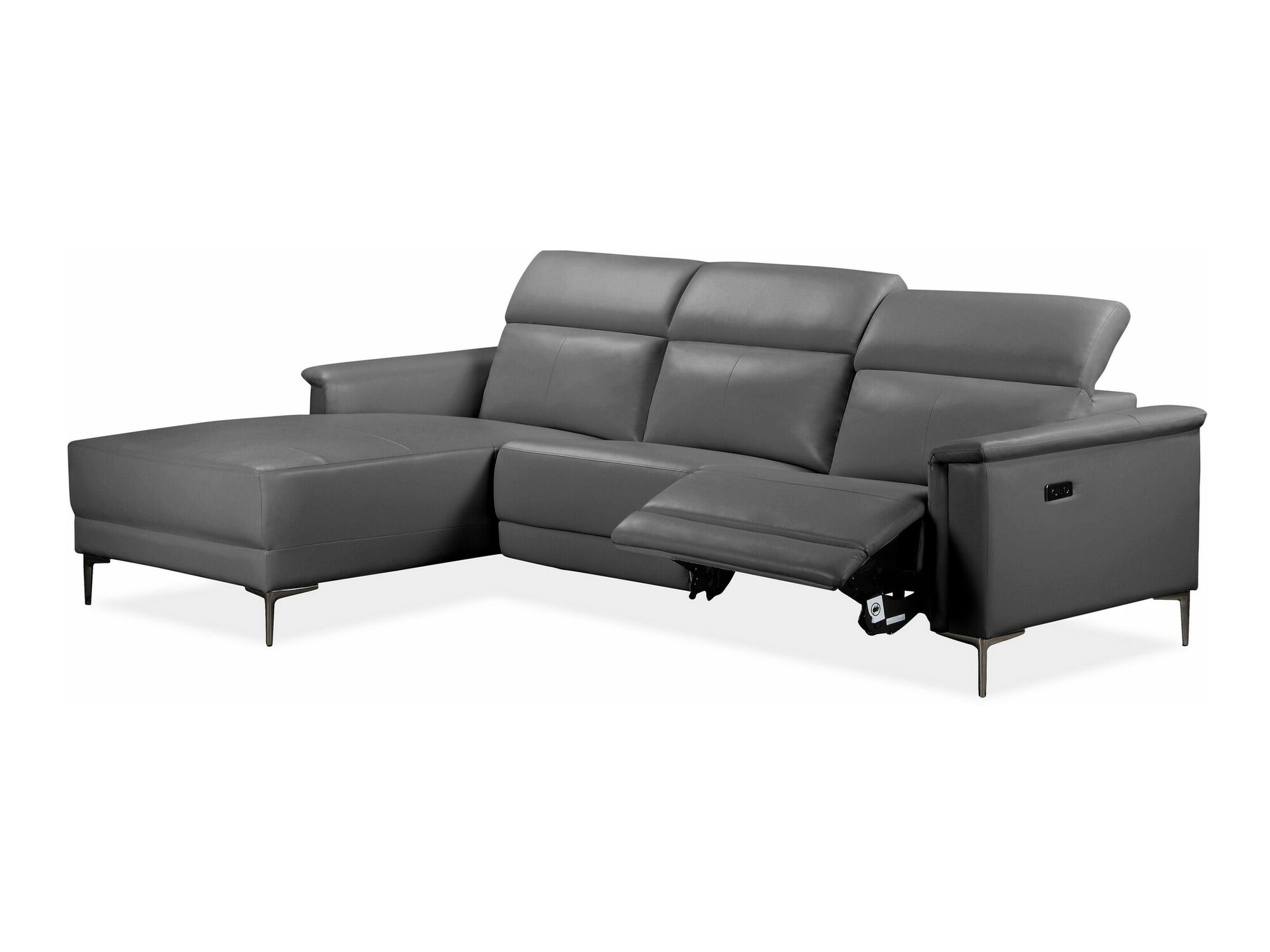 Sillón reclinable de ángulo suave Denton 1499 (Gris)