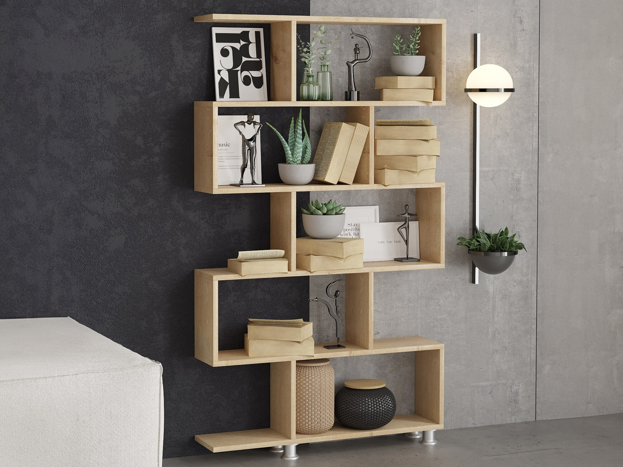 Estantería Kailua 1042 (Roble)