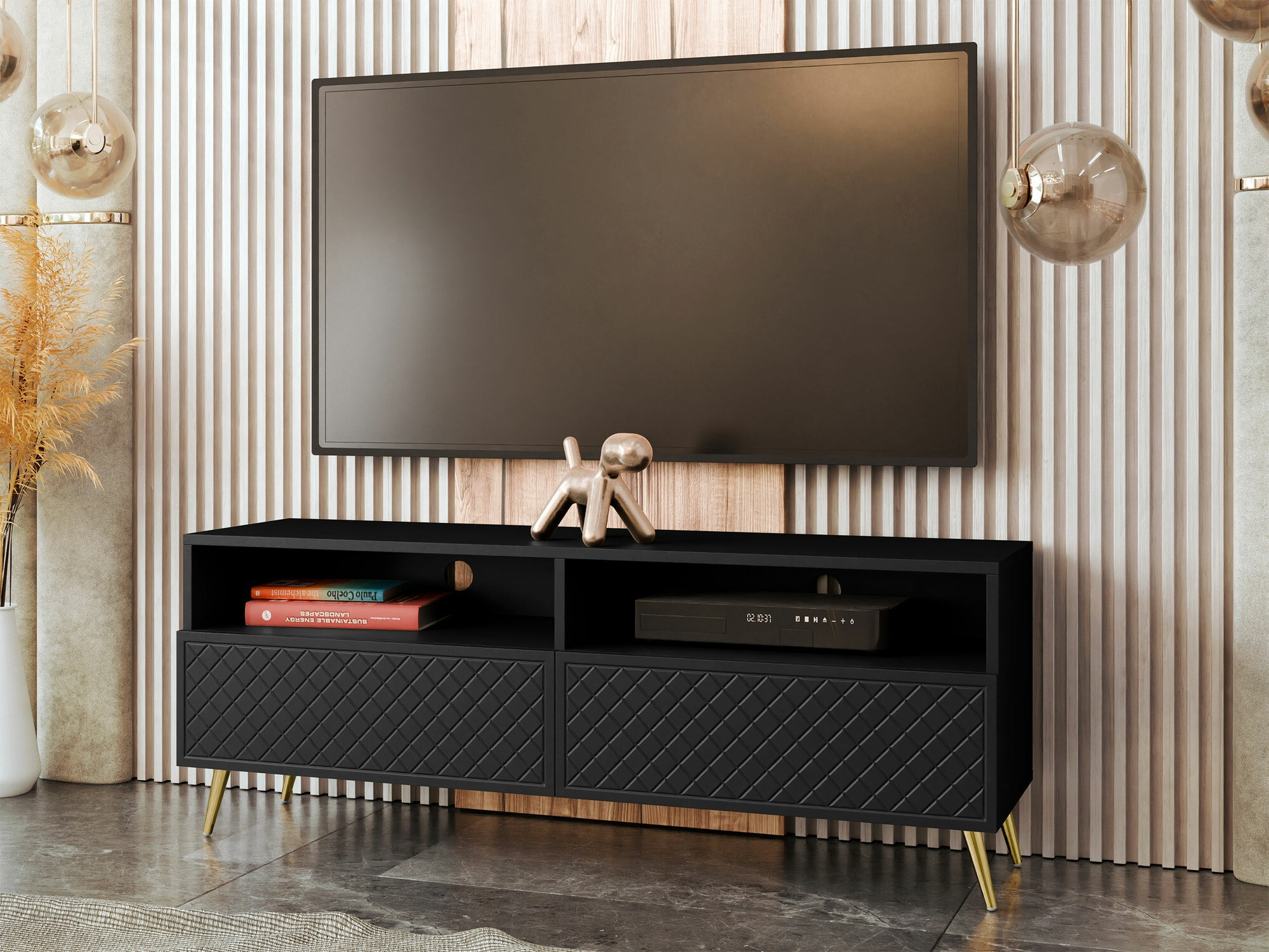 Mueble TV Comfivo 487 (Negro)