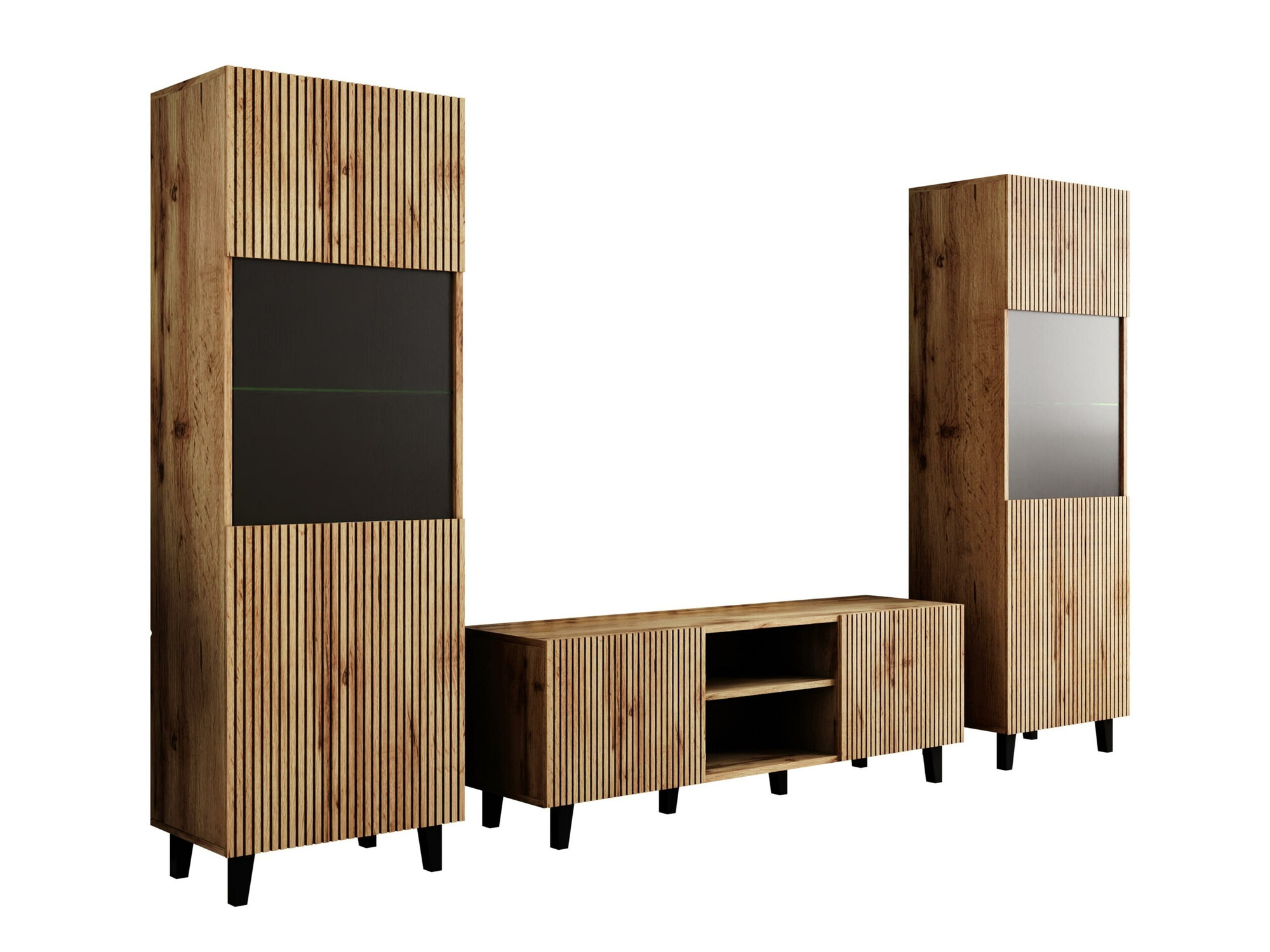 Conjunto de salón Remeta 110 (Roble wotan)