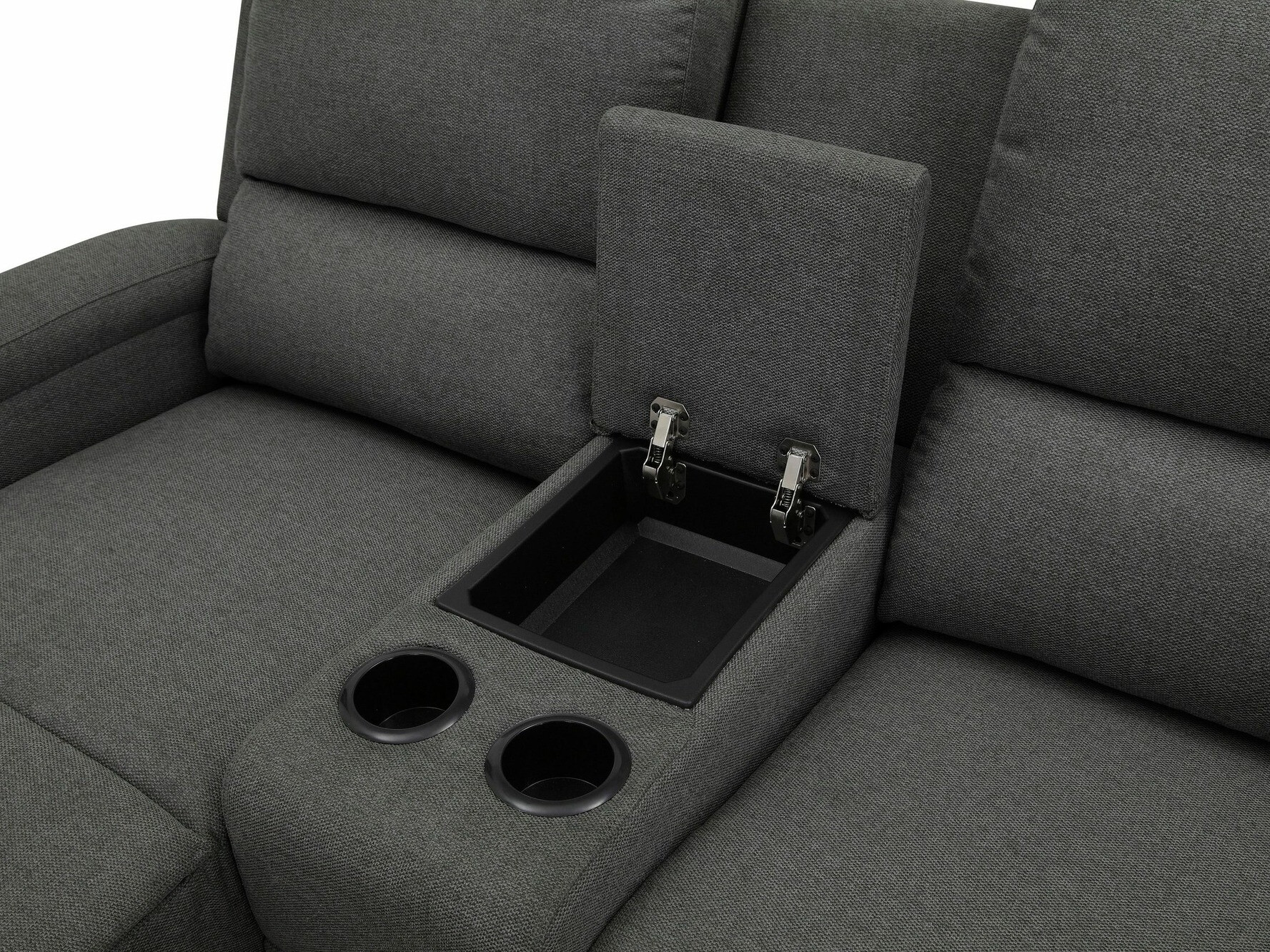 Sillón reclinable de ángulo suave Denton 1368 (Antracita)
