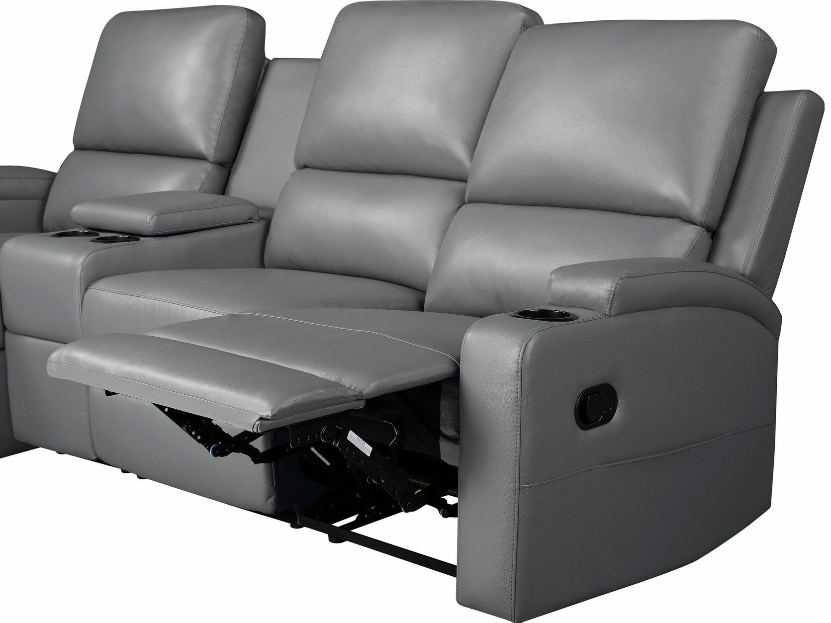 Sillón reclinable de ángulo suave Denton 1368 (Gris)