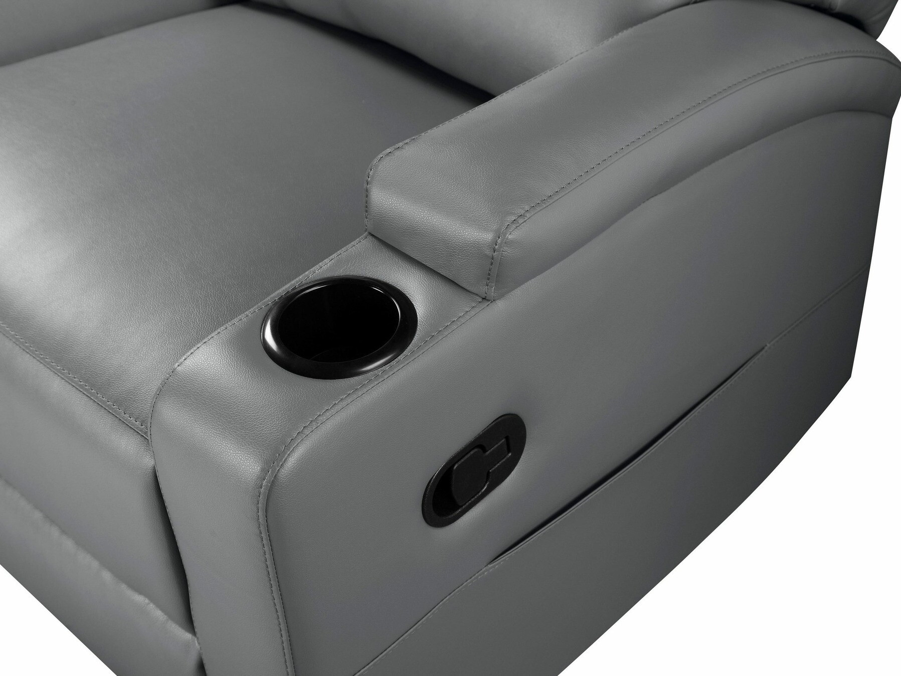 Sillón reclinable de ángulo suave Denton 1368 (Gris)