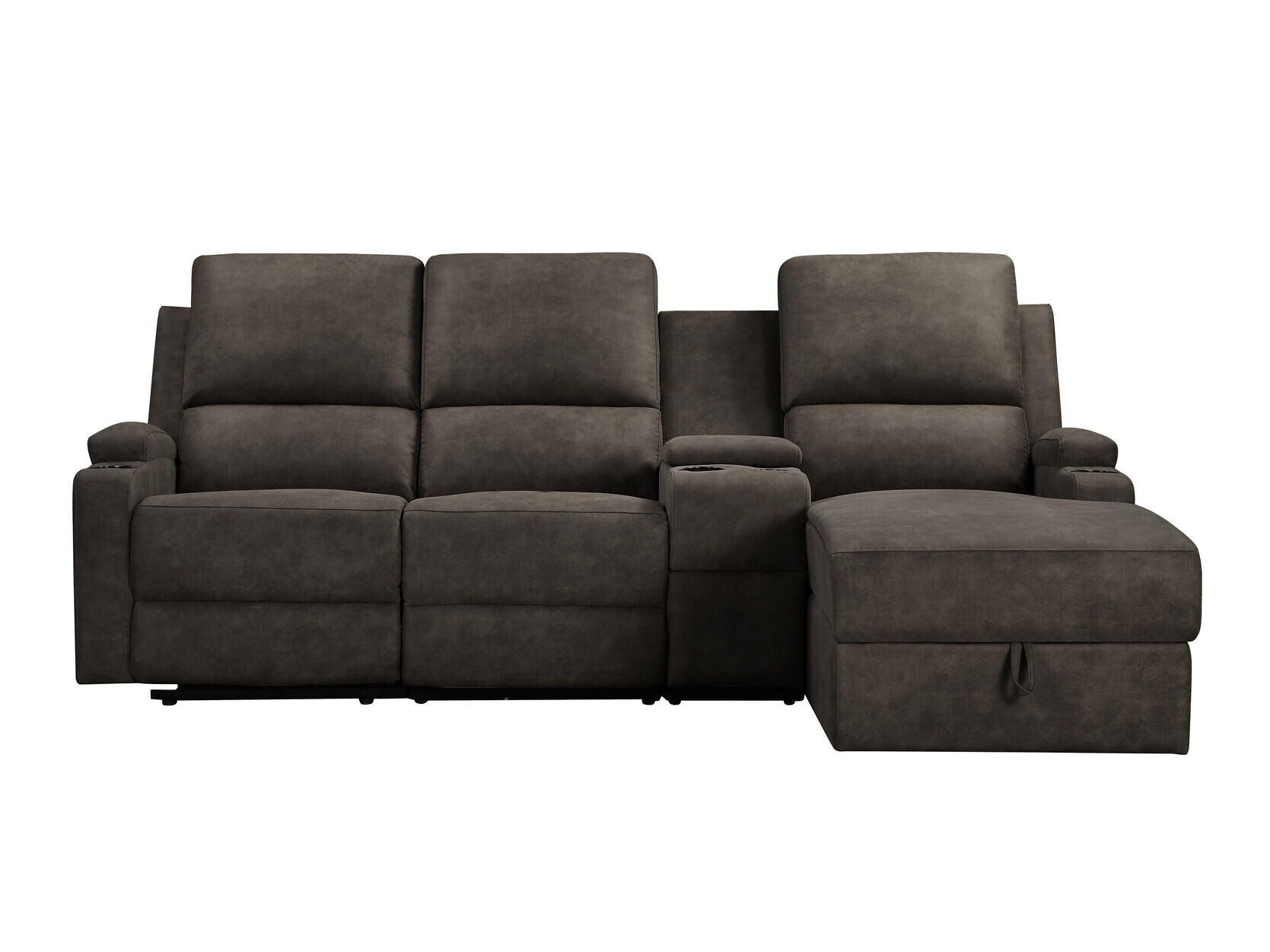 Sillón reclinable de ángulo suave Denton 1368 (Marrón oscuro)