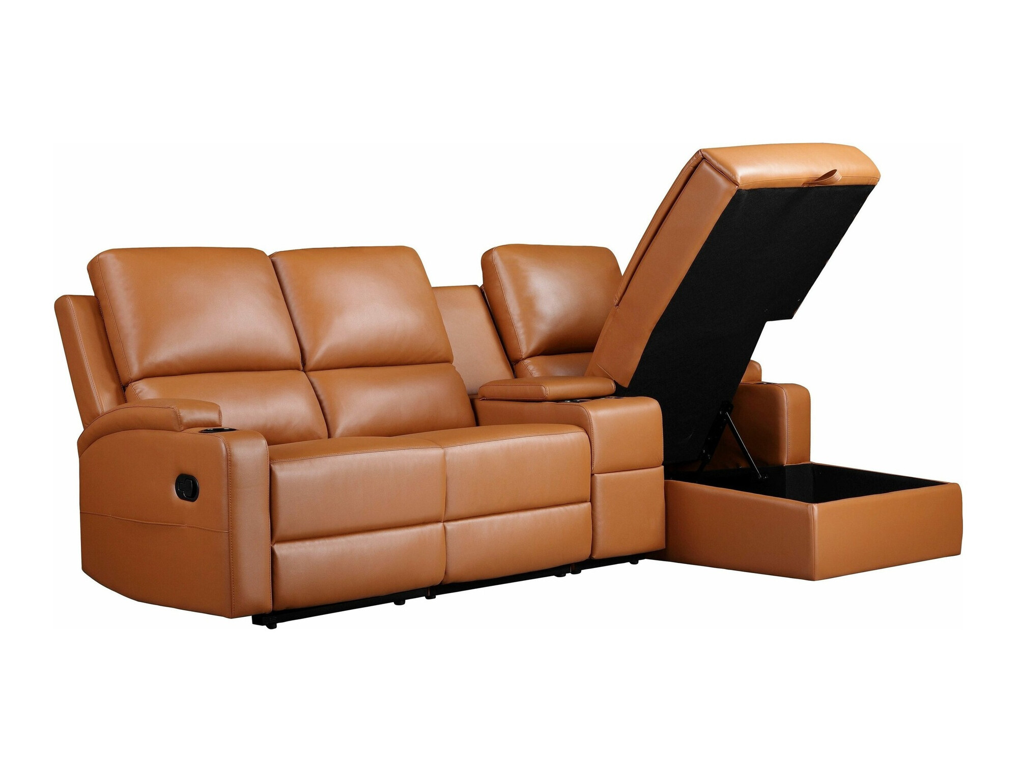 Sillón reclinable de ángulo suave Denton 1368 (Marrón)