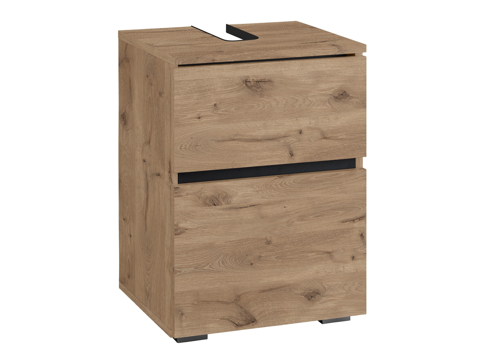 Armario de baño de pie para lavabo Soncamu 103 (Roble)